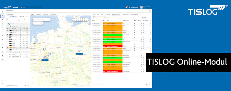 TISLOG Online-Modul | Logistiksoftware